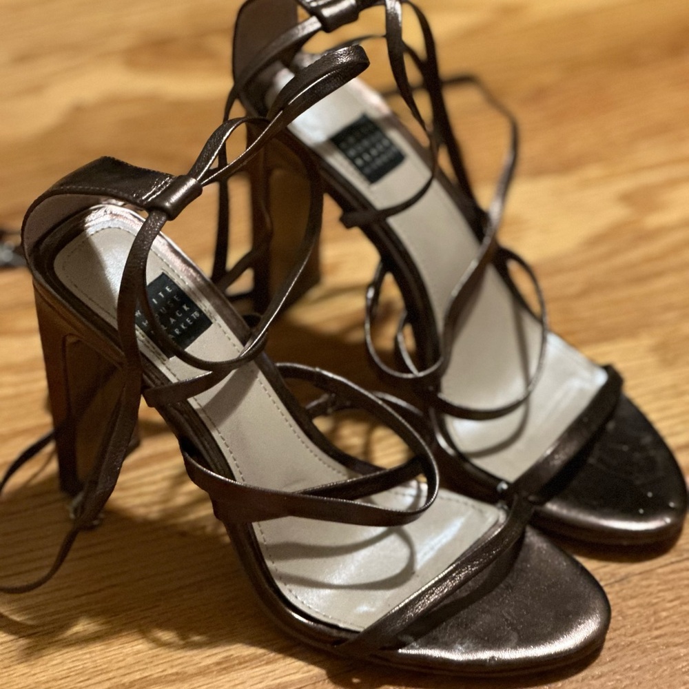 White House black market sandal heels